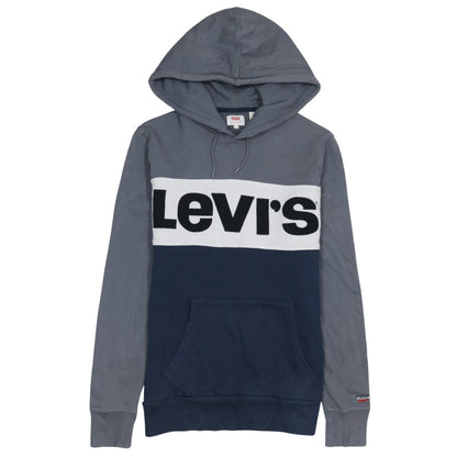 Mens UK Size S Levi's Blue Pullover Hoodie