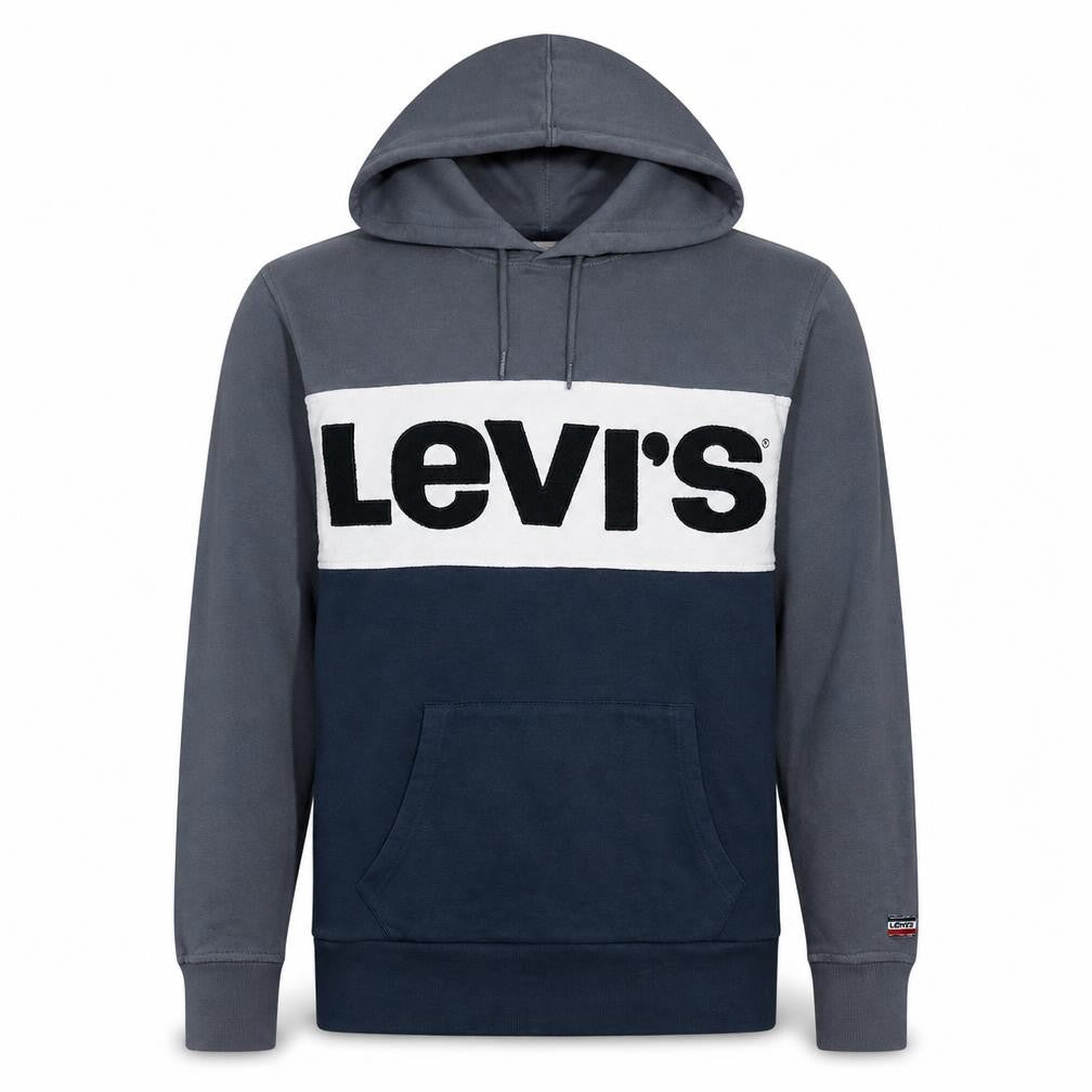 Mens UK Size S Levi's Blue Pullover Hoodie