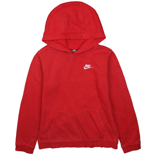 Womens UK Size XL Nike Red Pullover Hoodie