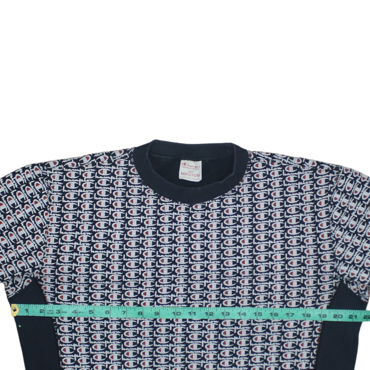 Mens UK Size M Champion Blue Pullover Sweatshirt