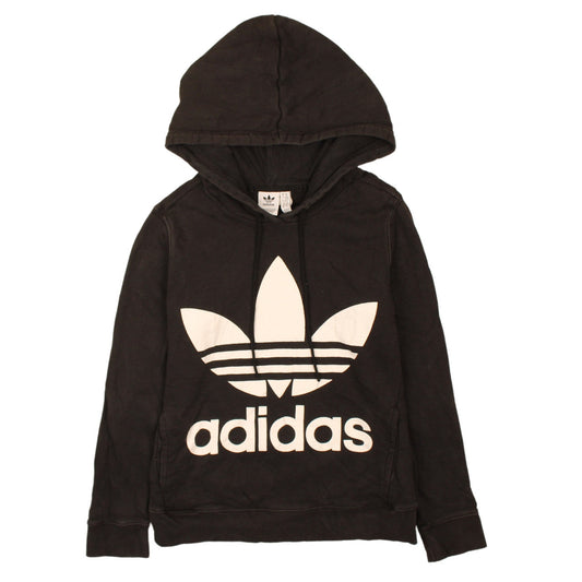 Womens UK Size XS adidas Black Pullover Hoodie
