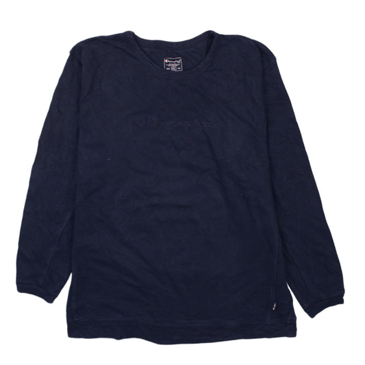 Mens UK Size 2XL Champion Blue Pullover Sweatshirt