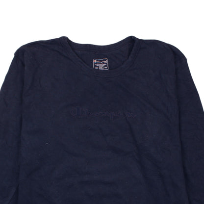 Mens UK Size 2XL Champion Blue Pullover Sweatshirt