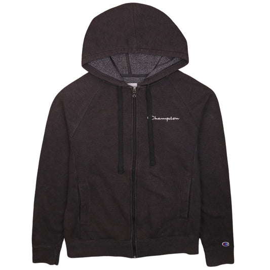 Mens UK Size S Champion Black Full Zip Hoodie