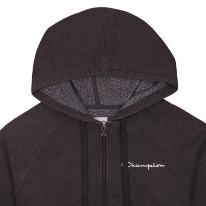 Mens UK Size S Champion Black Full Zip Hoodie