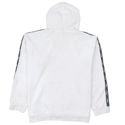 Womens UK Size L FILA White Pullover Hoodie