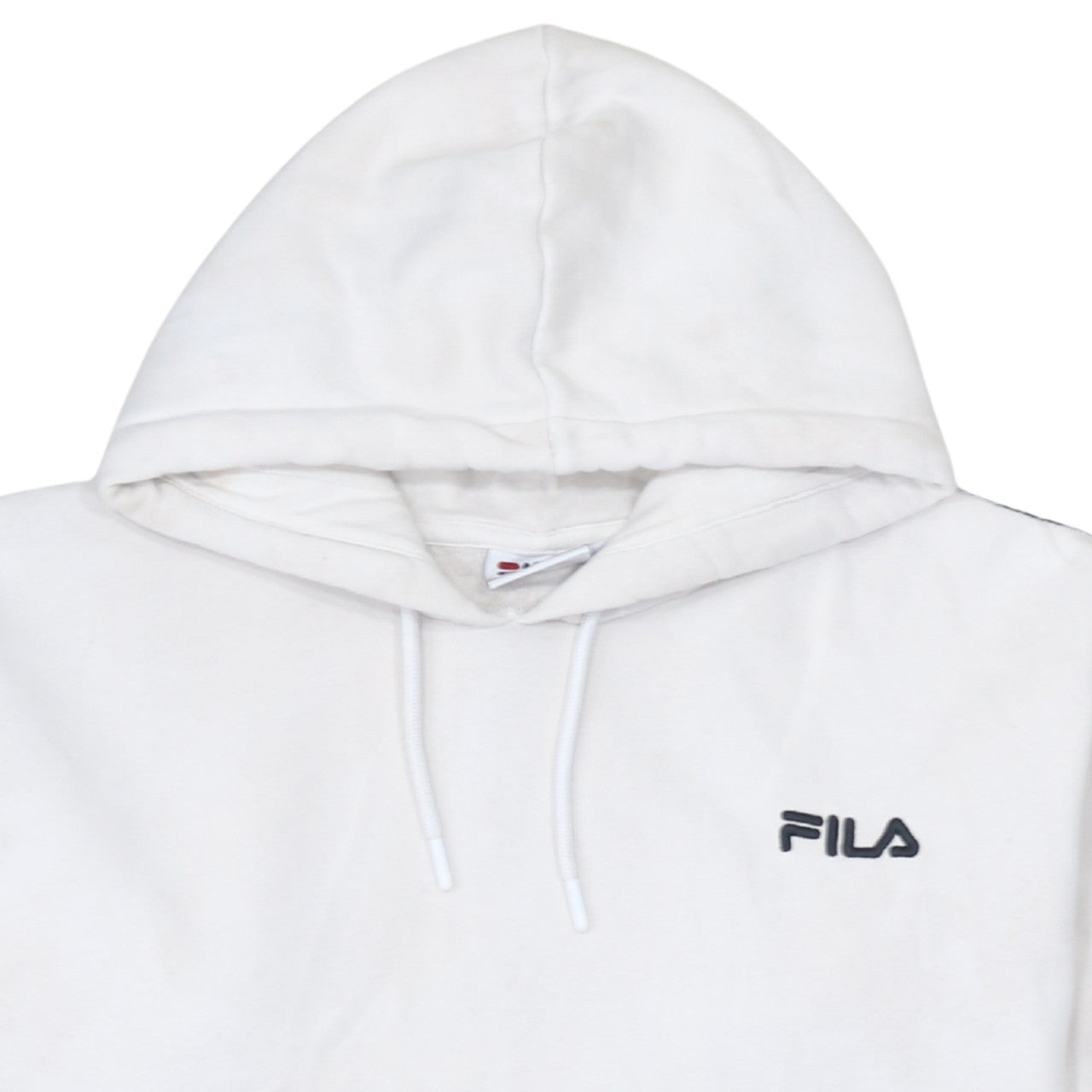 Womens UK Size L FILA White Pullover Hoodie