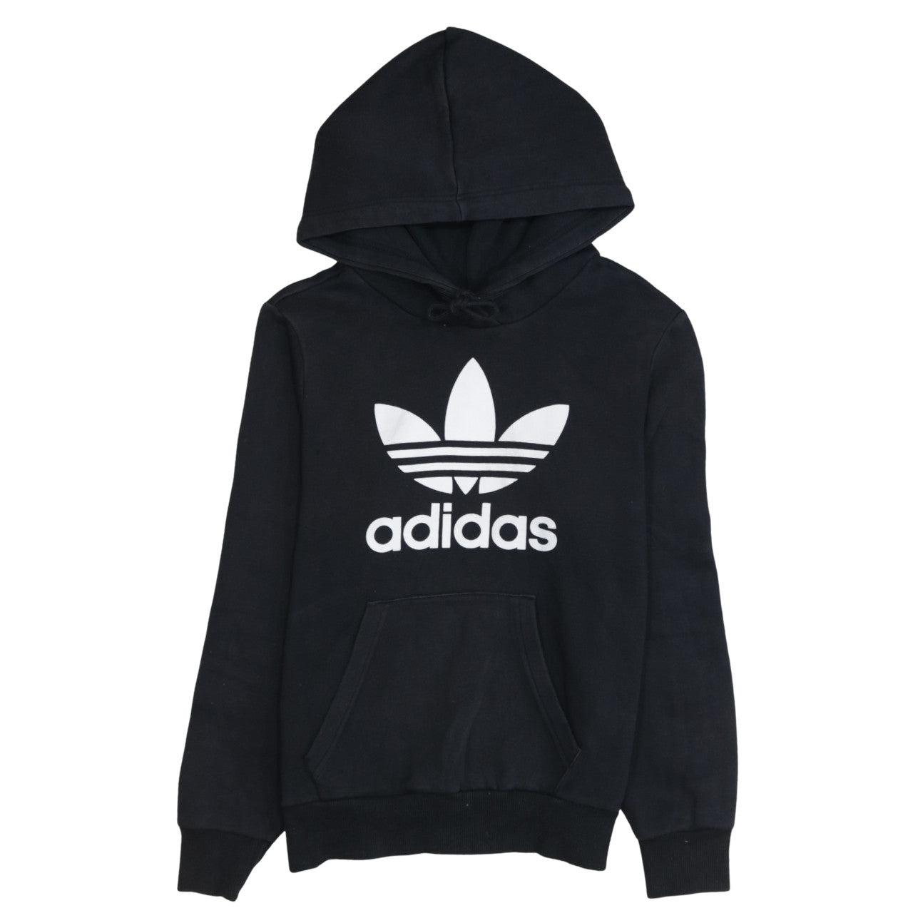 Womens UK Size 12 adidas Black Pullover Hoodie