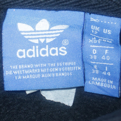 Womens UK Size 12 adidas Black Pullover Hoodie