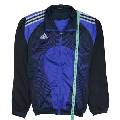 Mens UK Size L adidas Blue Full Zip Sweatshirt