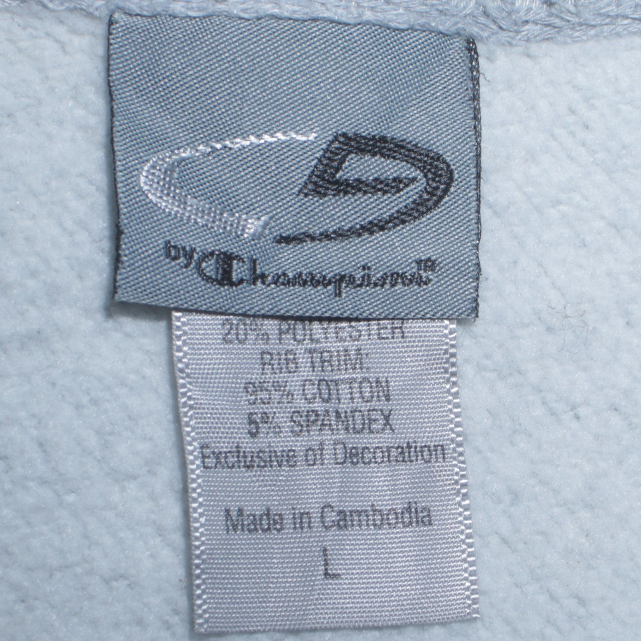 Womens UK Size L Champion Grey Full Zip Hoodie