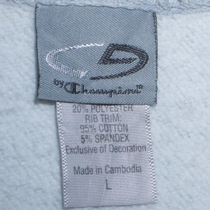 Womens UK Size L Champion Grey Full Zip Hoodie