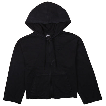 Womens UK Size XS Nike Black Full Zip Hoodie