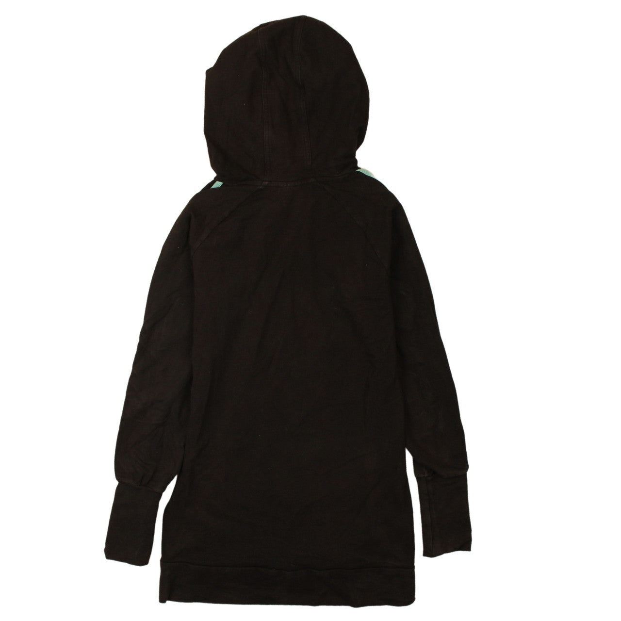 Womens UK Size 10 adidas Black Tunic Hoodie