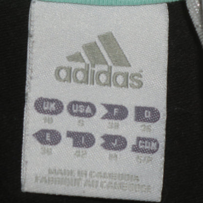 Womens UK Size 10 adidas Black Tunic Hoodie