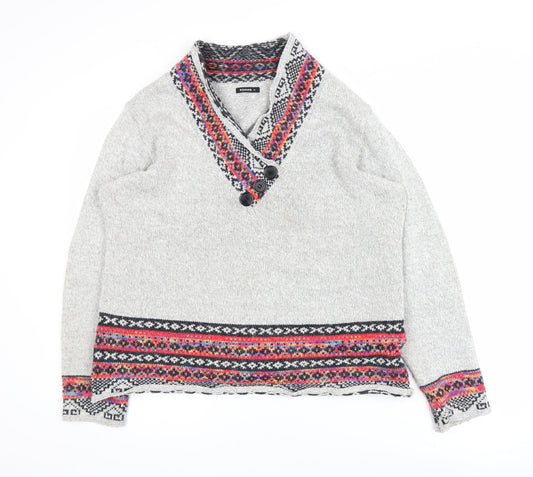 Womens UK Size 18 Roman Grey Pullover Jumper