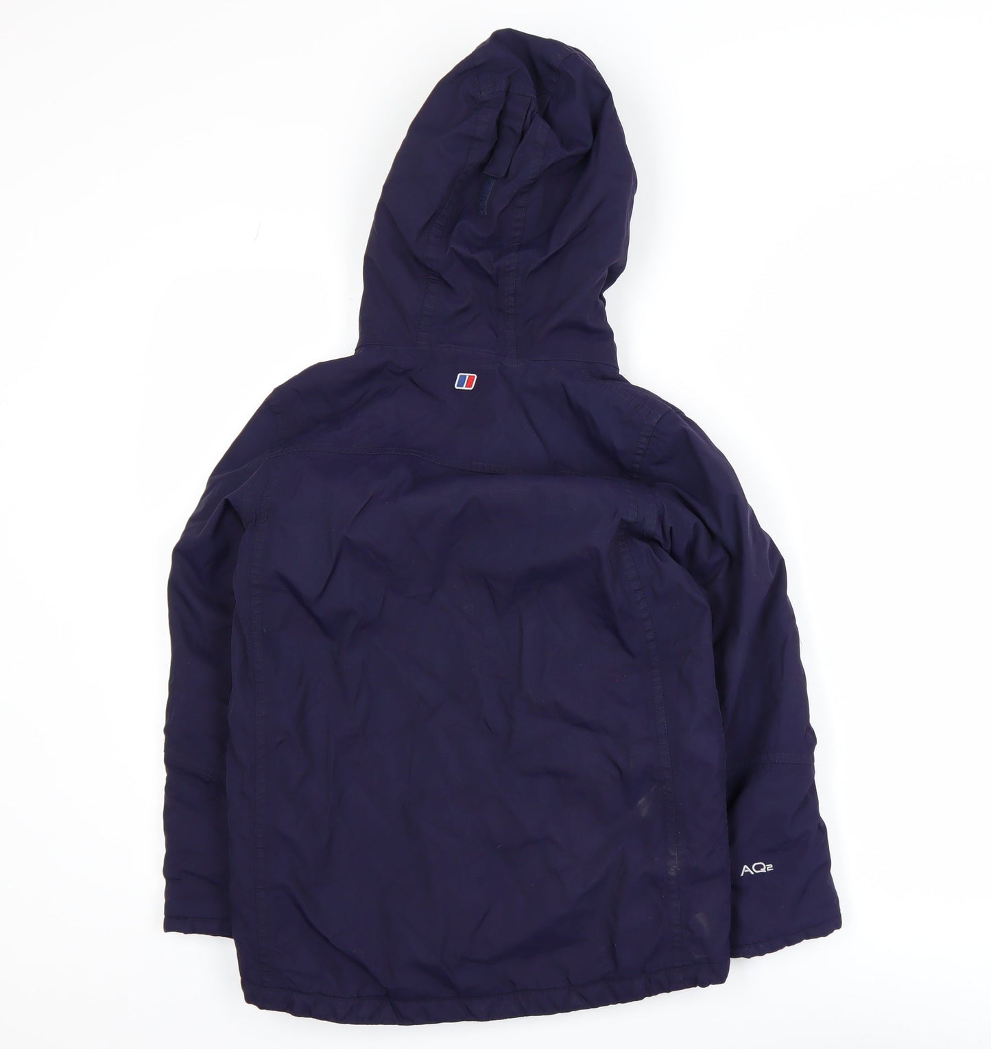 Berghaus Boys Blue Hooded Waterproof Parka Coat 9-10 Years