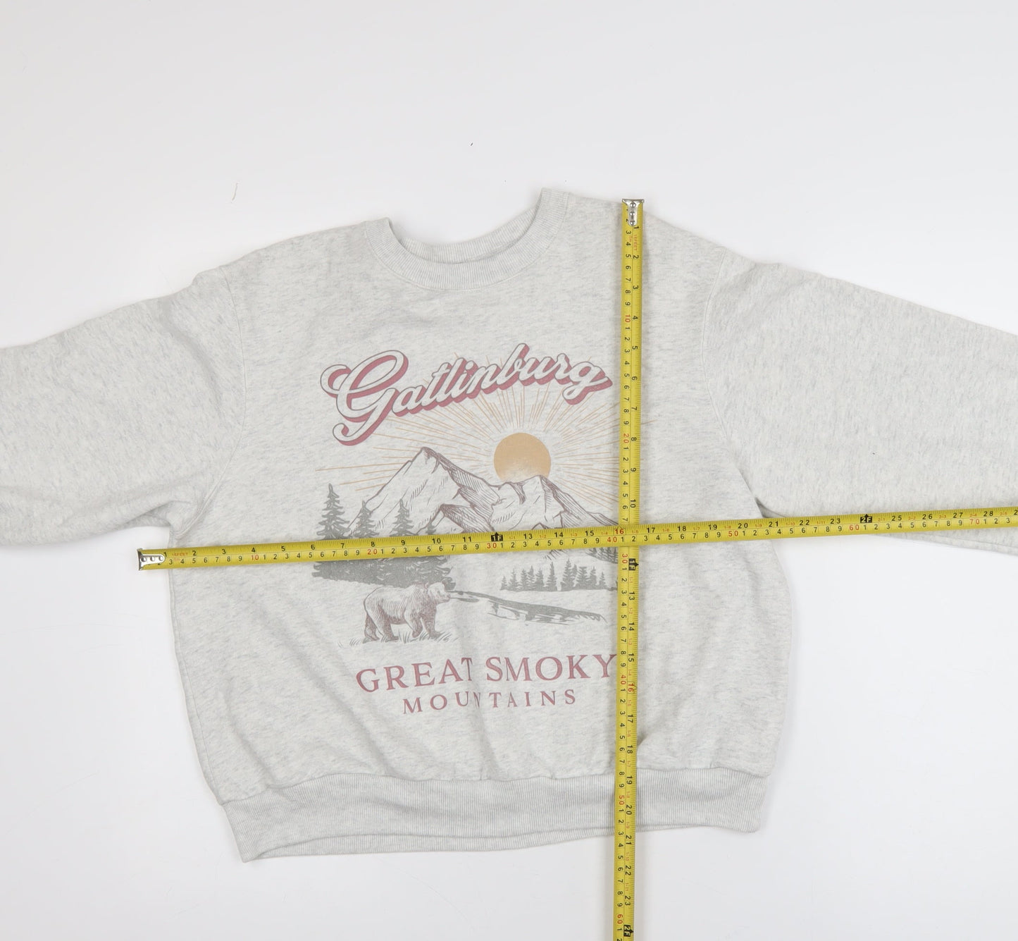 Womens UK Size 2XS Hollister Grey Pullover Sweatshirt
