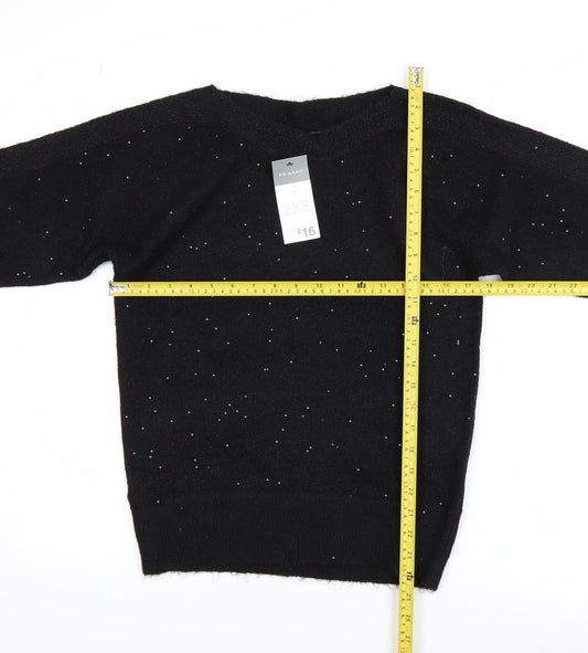Womens UK Size 2XS Primark Black Pullover Jumper