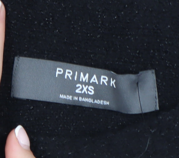 Womens UK Size 2XS Primark Black Pullover Jumper