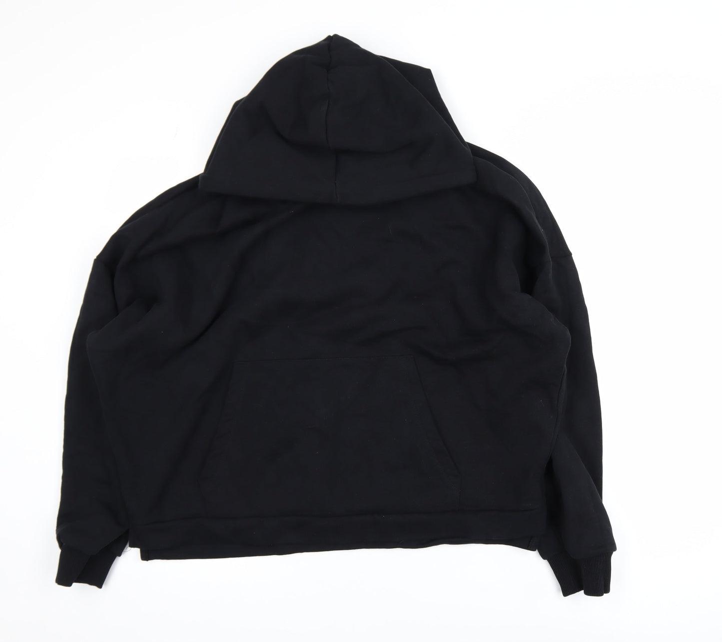 Womens UK Size M ASOS DESIGN Black Pullover Hoodie