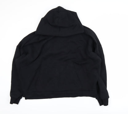 Womens UK Size M ASOS DESIGN Black Pullover Hoodie