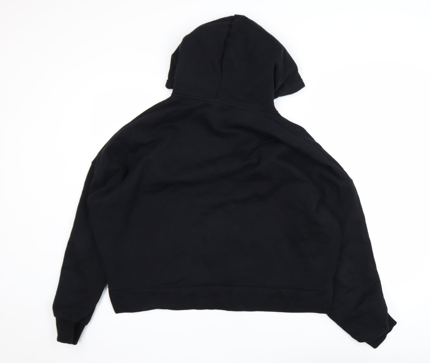 Womens UK Size M ASOS DESIGN Black Pullover Hoodie