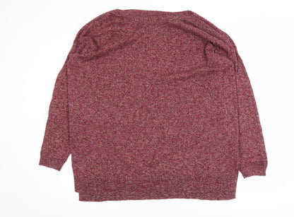 Womens UK Size XL Old Navy Red Pullover Jumper