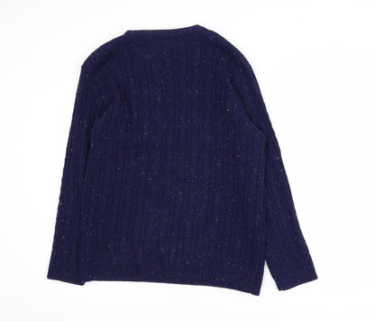 Mens UK Size L ENVY I Blue Pullover Jumper