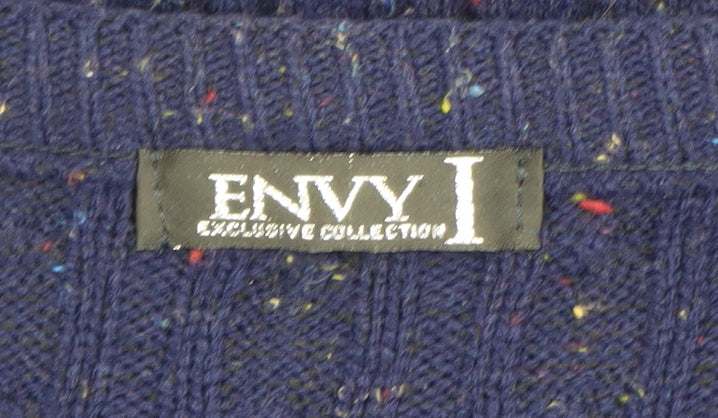 Mens UK Size L ENVY I Blue Pullover Jumper