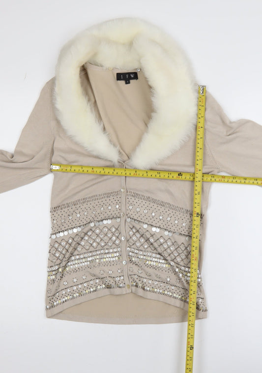 Womens UK Size S JFW Beige Basic Jacket
