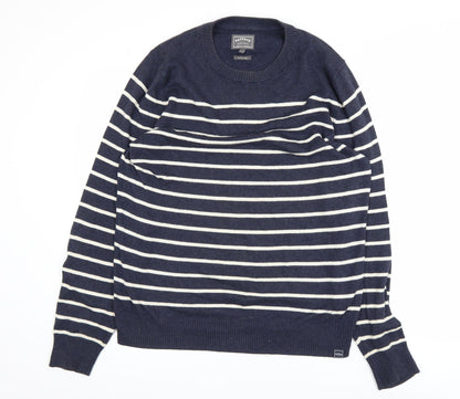 Mens UK Size M FatFace Blue Pullover Jumper
