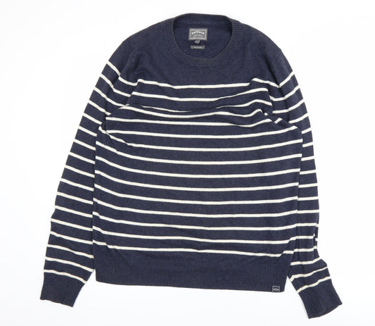 Mens UK Size M FatFace Blue Pullover Jumper