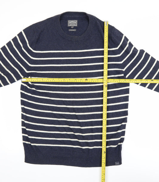 Mens UK Size M FatFace Blue Pullover Jumper