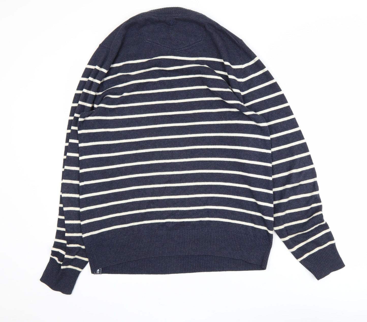 Mens UK Size M FatFace Blue Pullover Jumper