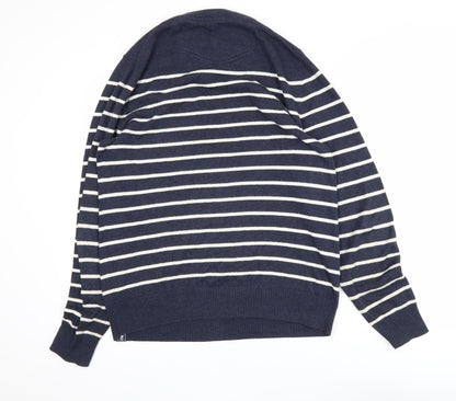 Mens UK Size M FatFace Blue Pullover Jumper