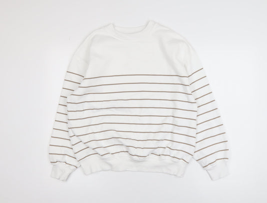 Womens UK Size S Dunnes Ivory Pullover Sweatshirt