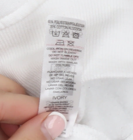 Womens UK Size S Dunnes Ivory Pullover Sweatshirt
