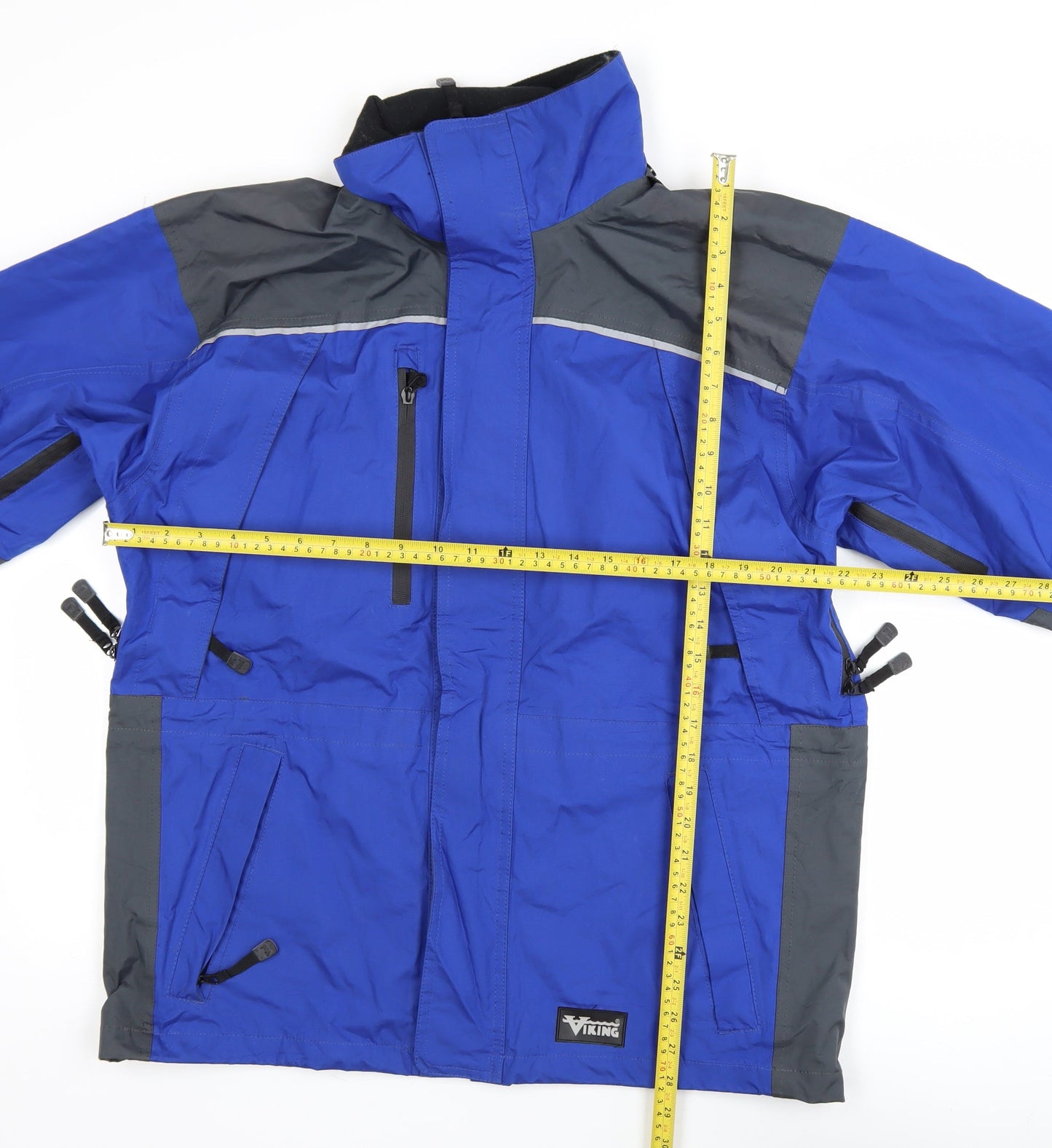 Mens UK Size M Viking Blue Rain Coat