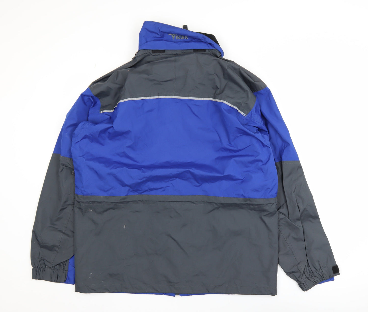Mens UK Size M Viking Blue Rain Coat