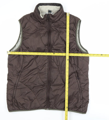 Womens UK Size S Mountain Equipment Co-op Brown Puffer Jacket