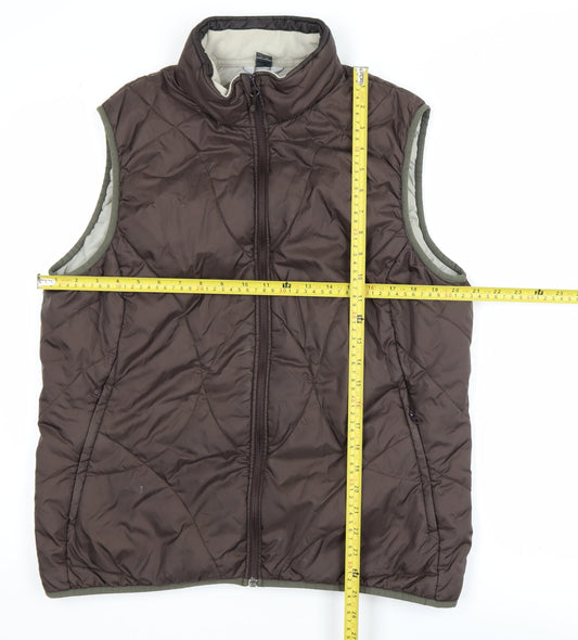 Womens UK Size S Mountain Equipment Co-op Brown Puffer Jacket