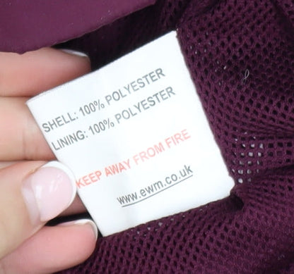 Womens UK Size L One Valley Purple Rain Coat