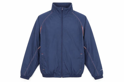 Mens UK Size L No Problem Sportswear Blue Windbreaker Coat