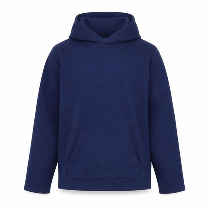 Mens UK Size M Lands' End Blue Pullover Hoodie