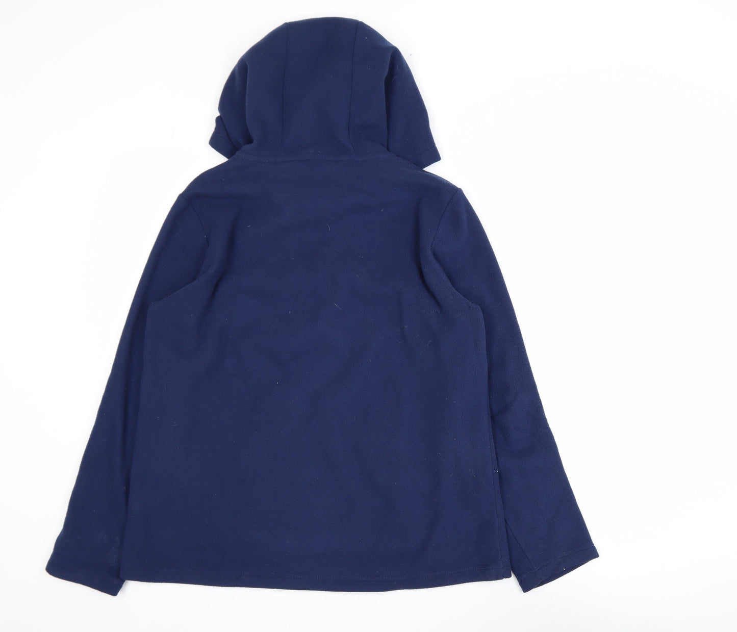 Mens UK Size M Lands' End Blue Pullover Hoodie