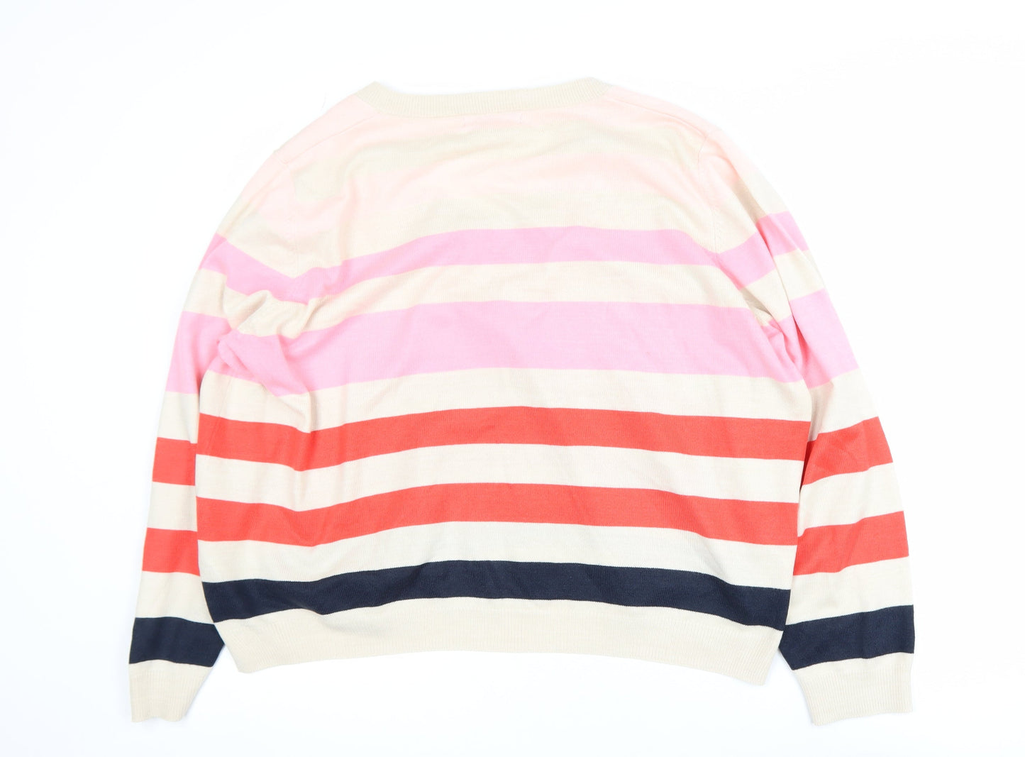 Womens UK Size L Marks and Spencer Multicoloured Pullover Jumper