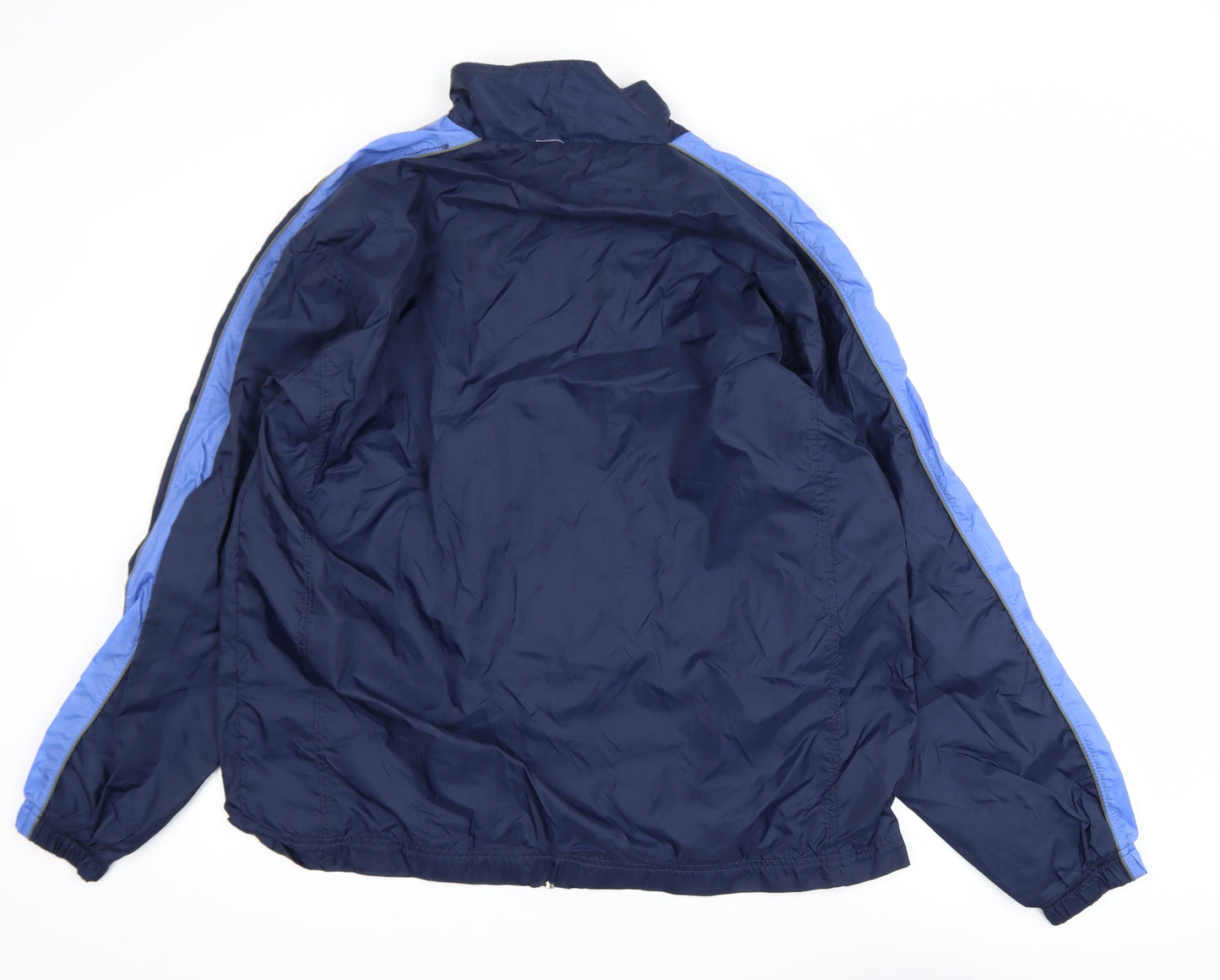 Mens UK Size M Sideout Blue Windbreaker Coat