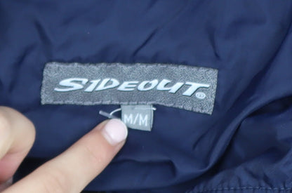 Mens UK Size M Sideout Blue Windbreaker Coat