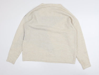 Womens UK Size 14 Principles Ivory Pullover Jumper